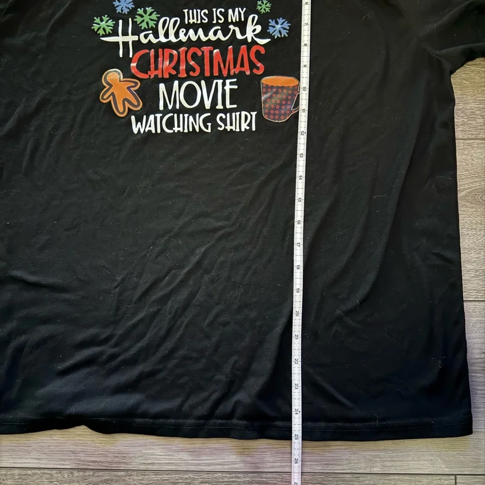 SHEIN Black Hallmark Christmas Movie Watching Blanket